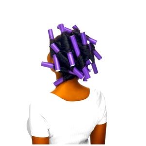 Unisex Bundle of 30 No Heat Flexible Curlers for Long-Mid Length Hair Brand New